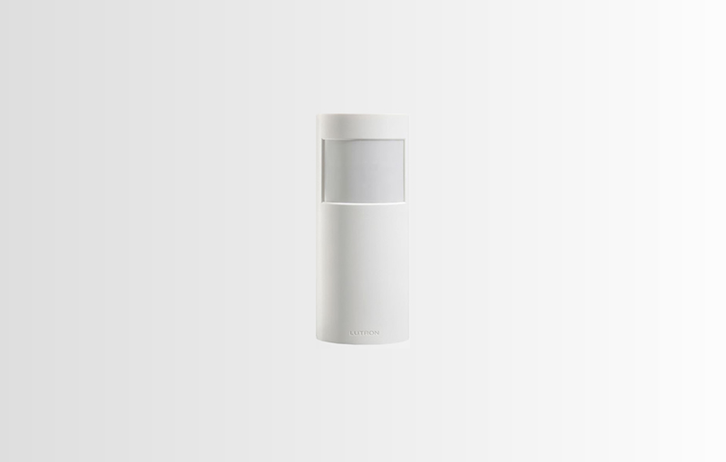 Lutron sensor device on a white background.