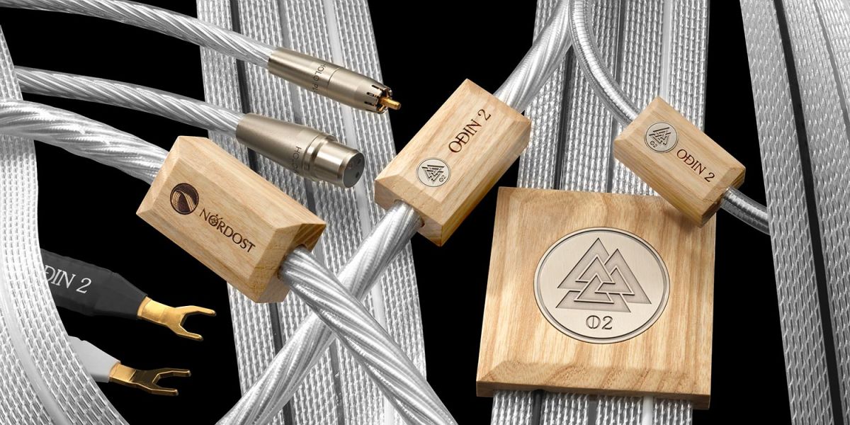 Odin 2 cables with silver and wood details, shown in a premium close-up layout