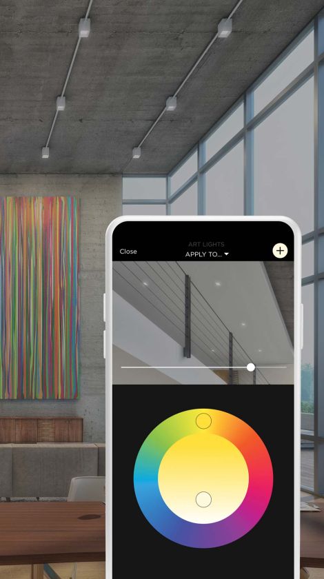 Savant Lighting Control Phone Interface