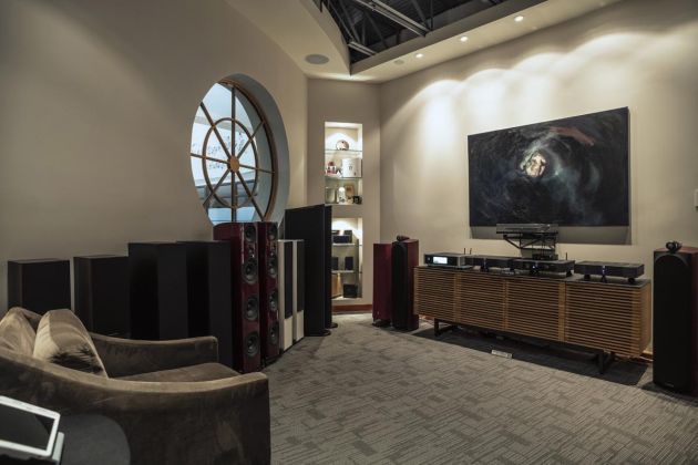 Audiovisionaries Showroom with Speakers
