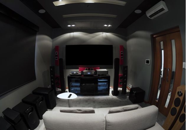 Audiovisionaries Showroom with Speakers