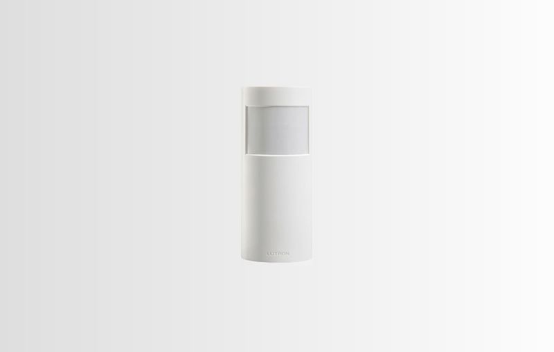 Lutron sensor device on a white background.