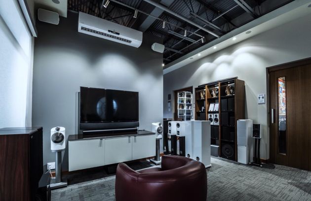 Audiovisionaries Showroom with Speakers and Television