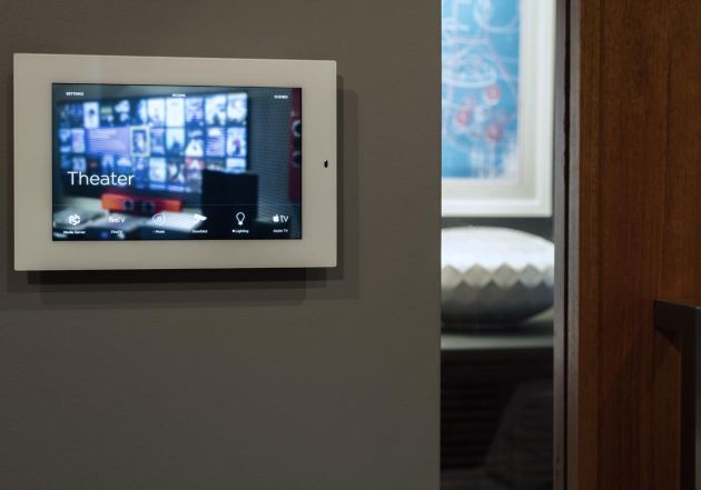 Audiovisionaries Showroom with Touch Panel on Wall